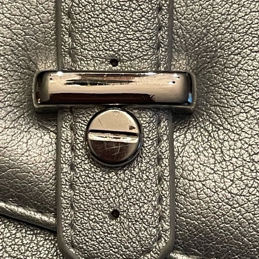 Kenneth‎ Cole Reaction Silver Envelope Flap Clutch